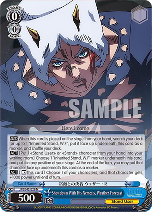 Showdown With His Nemesis, Weather Forecast (JJ/SE42-E28 N) [JoJo's Bizarre Adventure: Golden Wind] | Cracking-Singles