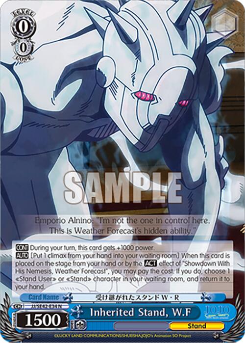 Inherited Stand, W.F (JJ/SE42-E34 N) [JoJo's Bizarre Adventure: Golden Wind] | Cracking-Singles