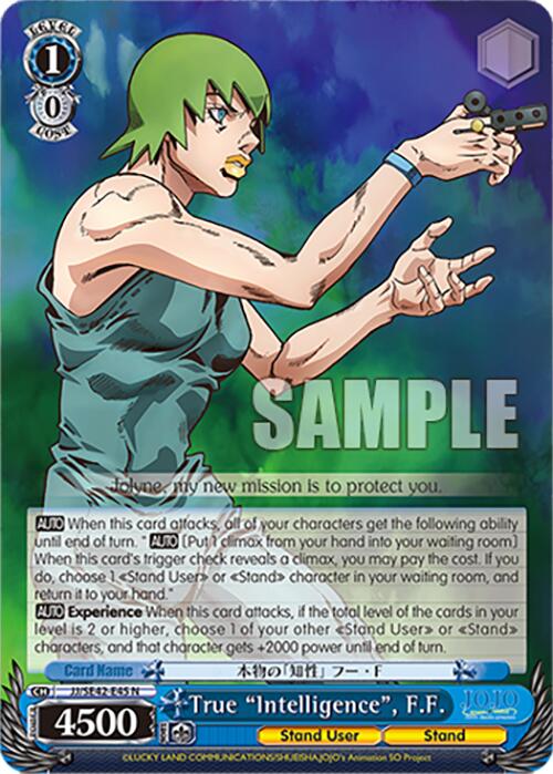 True "Intelligence", F.F. (JJ/SE42-E45 N) [JoJo's Bizarre Adventure: Golden Wind] | Cracking-Singles