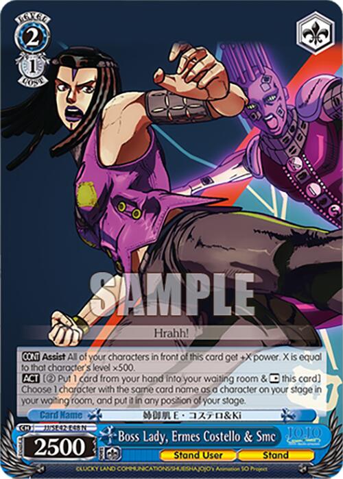 Boss Lady, Ermes Costello & Smc (JJ/SE42-E48 N) [JoJo's Bizarre Adventure: Golden Wind] | Cracking-Singles