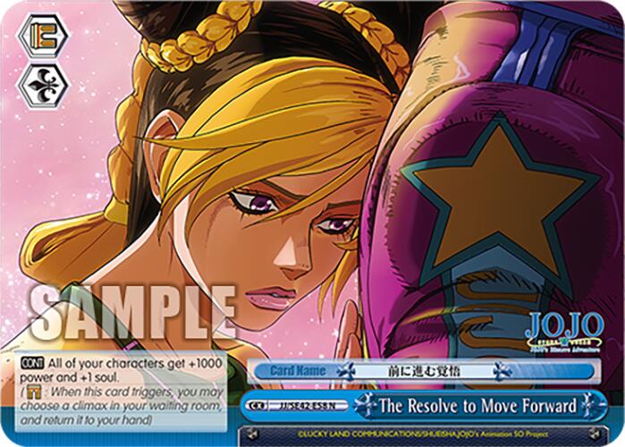 The Resolve to Move Forward (JJ/SE42-E58 N) [JoJo's Bizarre Adventure: Golden Wind] | Cracking-Singles
