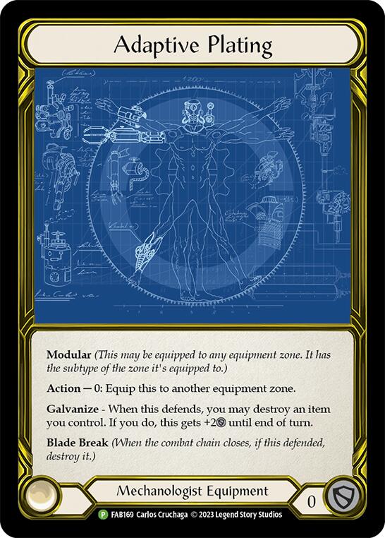 Adaptive Plating [FAB169] (Promo)  Cold Foil | Cracking-Singles