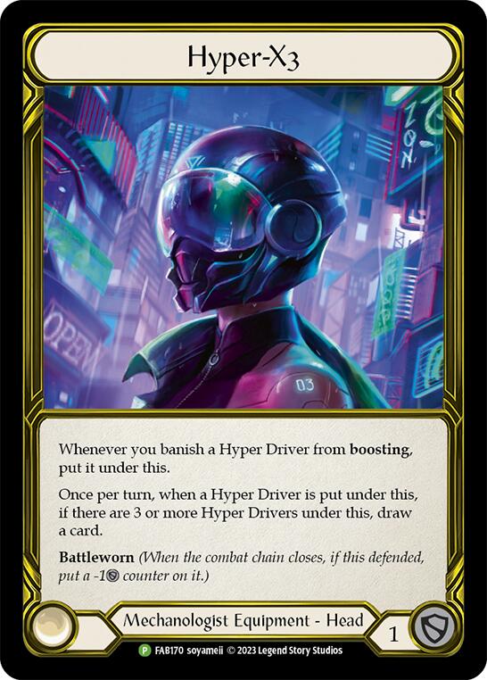 Hyper-X3 [FAB170] (Promo)  Cold Foil | Cracking-Singles