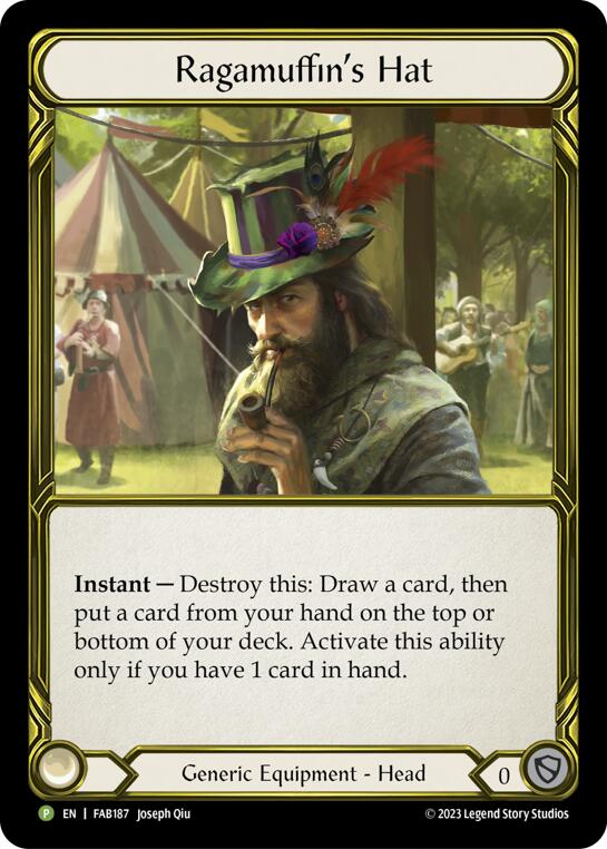 Ragamuffin's Hat [FAB187] (Promo)  Cold Foil | Cracking-Singles