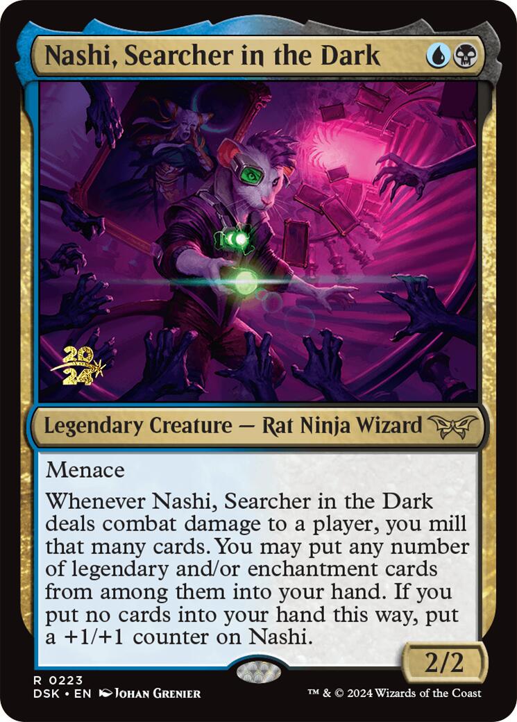 Nashi, Searcher in the Dark [Duskmourn: House of Horror Prerelease Promos] | Cracking-Singles