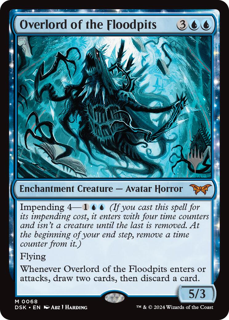 Overlord of the Floodpits (Promo Pack) [Duskmourn: House of Horror Promos] | Cracking-Singles