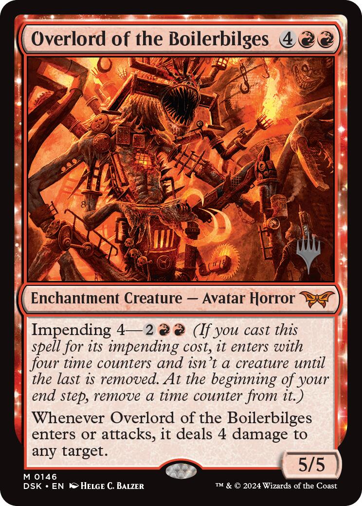 Overlord of the Boilerbilges (Promo Pack) [Duskmourn: House of Horror Promos] | Cracking-Singles