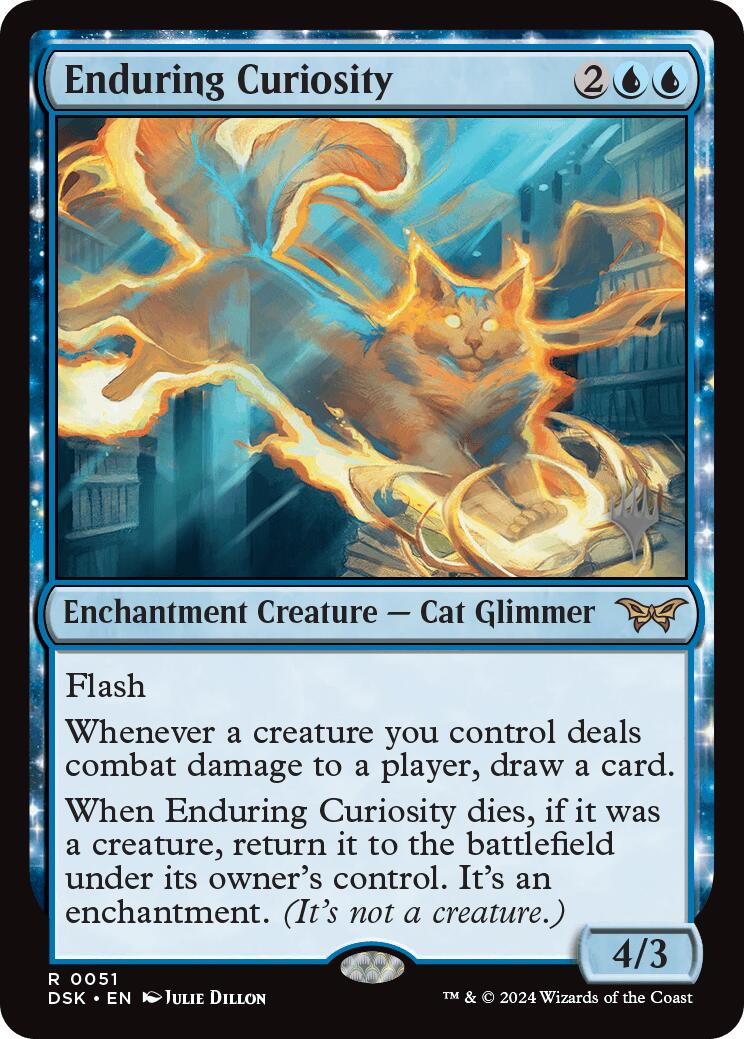 Enduring Curiosity (Promo Pack) [Duskmourn: House of Horror Promos] | Cracking-Singles