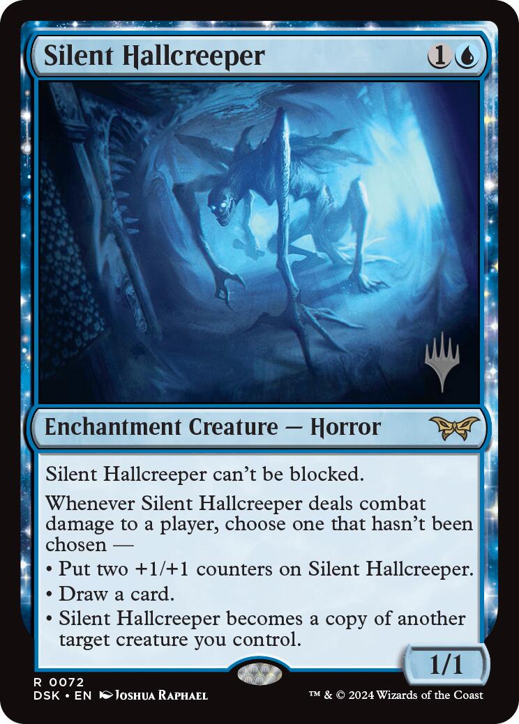 Silent Hallcreeper (Promo Pack) [Duskmourn: House of Horror Promos] | Cracking-Singles