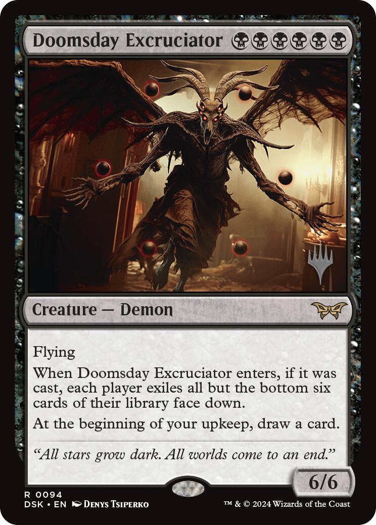 Doomsday Excruciator (Promo Pack) [Duskmourn: House of Horror Promos] | Cracking-Singles