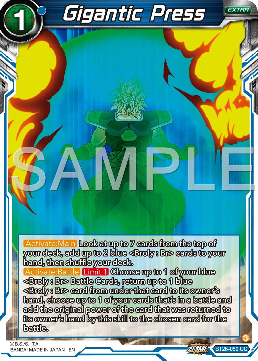 Gigantic Press (BT26-059) [Ultimate Advent] | Cracking-Singles