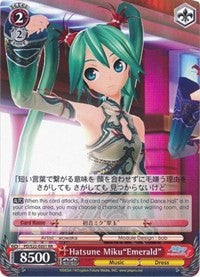 Hatsune Miku"Emerald" (PD/S22-E051 RR) [Hatsune Miku -Project DIVA- f] | Cracking-Singles