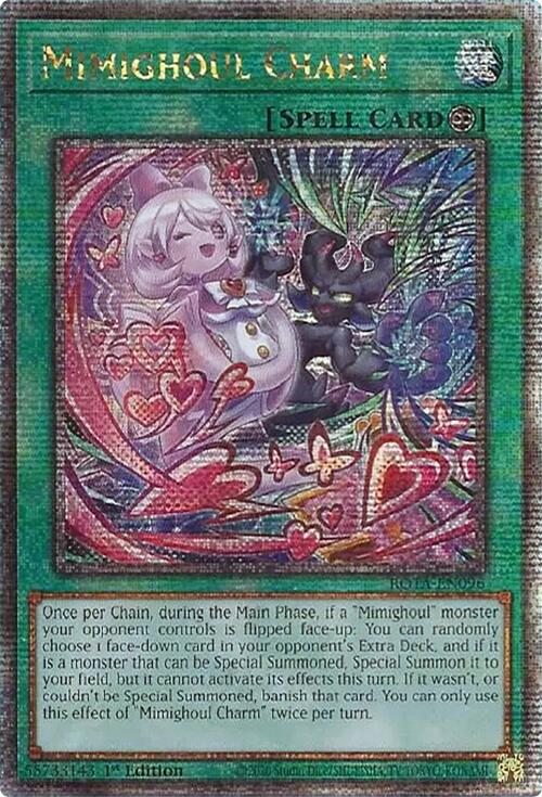 Mimighoul Charm (Quarter Century Secret Rare) [ROTA-EN096] Quarter Century Secret Rare | Cracking-Singles