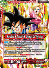 Son Goku // Son Goku & Android 18, Unexpected Tag Team (BT26-001) [Ultimate Advent Prerelease Promos] | Cracking-Singles