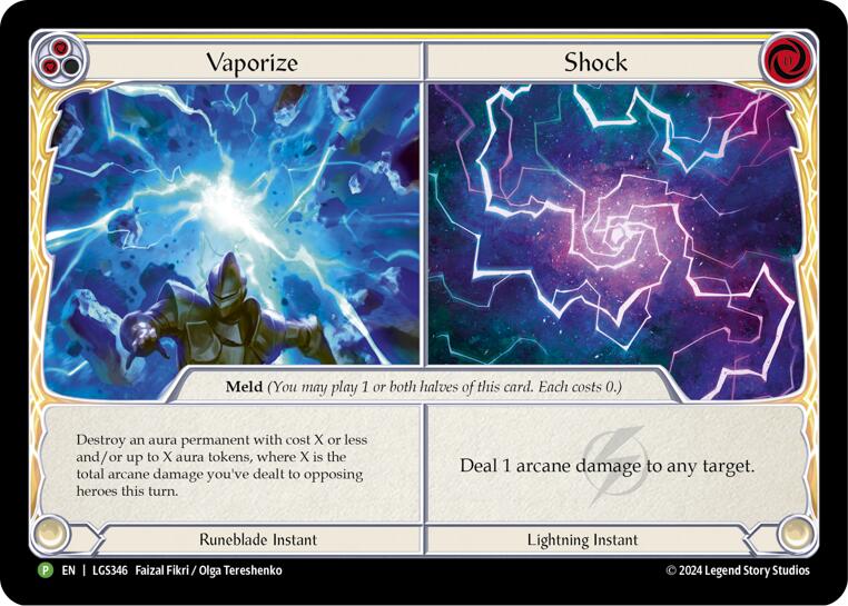 Vaporize // Shock [LGS346] (Promo)  Cold Foil | Cracking-Singles