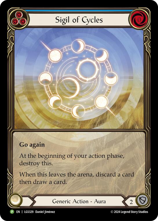 Sigil of Cycles (Extended Art) [LGS329] (Promo)  Rainbow Foil | Cracking-Singles