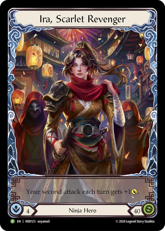 Ira, Scarlet Revenger [HER123] (Promo)  Rainbow Foil | Cracking-Singles