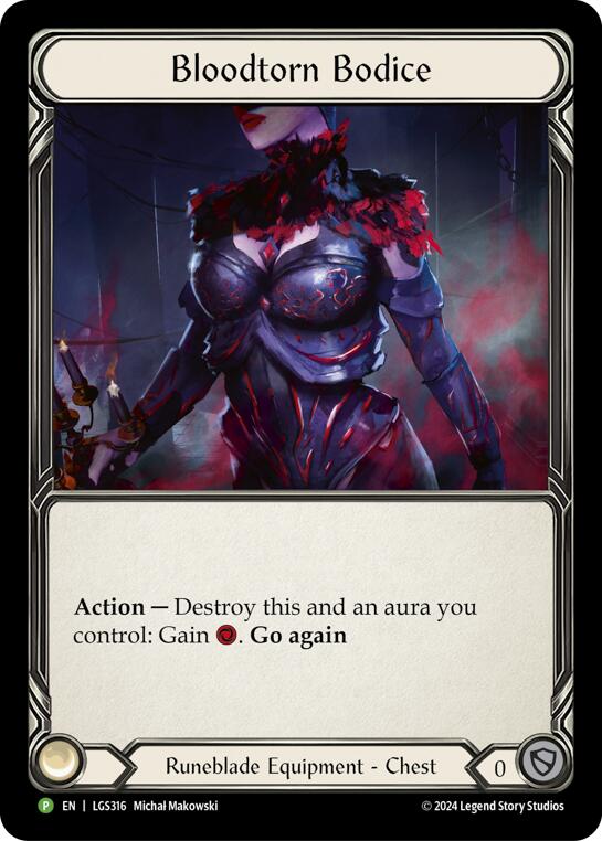 Bloodtorn Bodice [LGS316] (Promo)  Rainbow Foil | Cracking-Singles