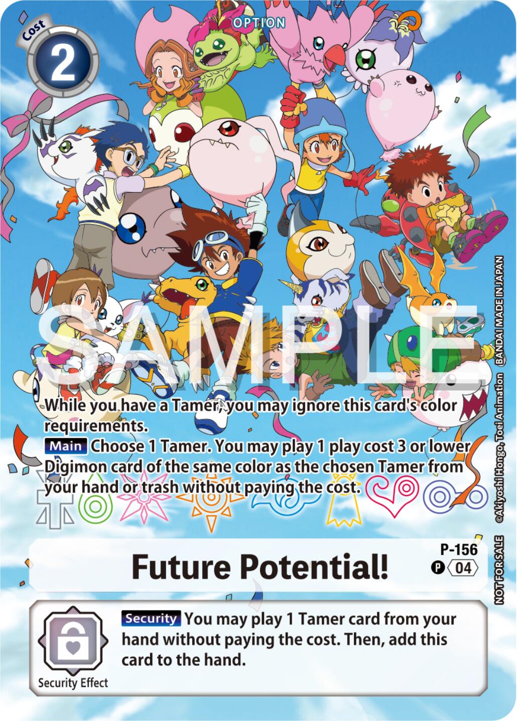Future Potential! [P-156] (25th Anniversary Digimon Adventure) [Promotional Cards] | Cracking-Singles