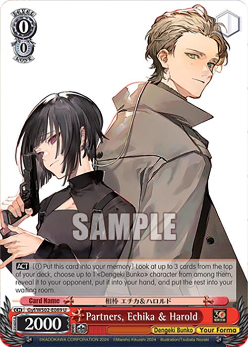 Partners, Echika & Harold (Gyf/WS02-E089 U) [Dengeki Bunko] | Cracking-Singles
