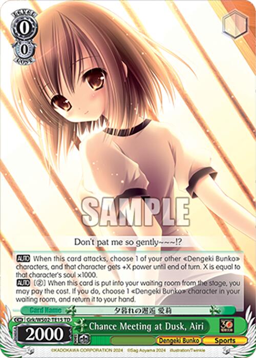 Chance Meeting at Dusk, Airi (Grk/WS02-TE15 TD) [Dengeki Bunko] | Cracking-Singles