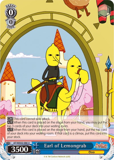 Earl of Lemongrab (AT/WX02-086 U) [Adventure Time] | Cracking-Singles