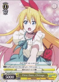 First Date, Chitoge (NK/W30-E017 C) [NISEKOI -False Love-] | Cracking-Singles