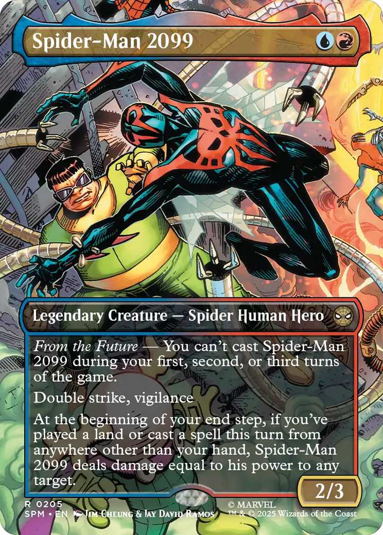 Spider-Man 2099 (0205) (Borderless) [Marvel's Spider-Man] | Cracking-Singles