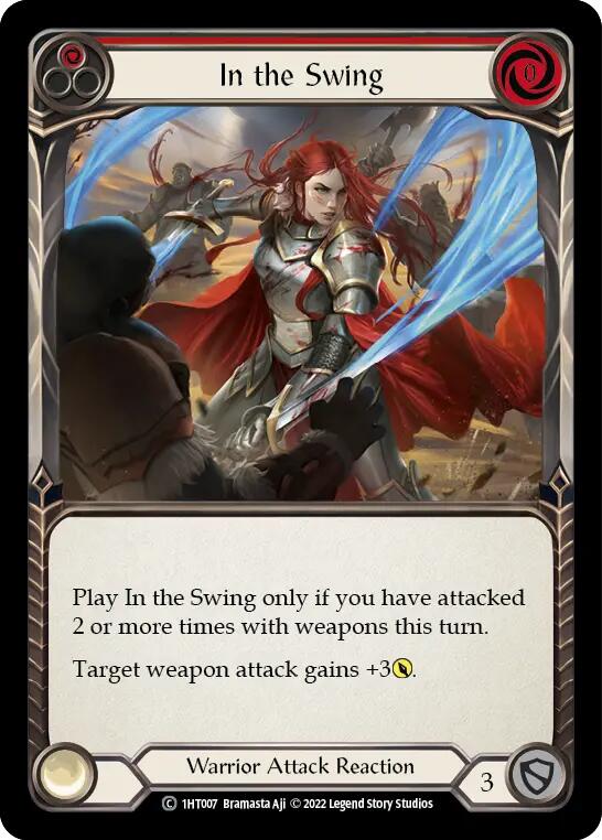 In the Swing (Red) [1HT007] (History Pack 1 Dorinthea Blitz Deck) | Cracking-Singles