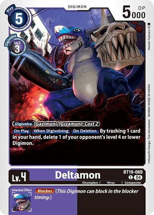 Deltamon [BT19-069] [Release Special Booster Ver.2.0] | Cracking-Singles