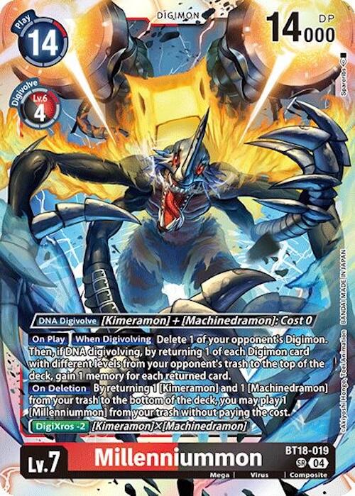 Millenniummon [BT18-019] [Release Special Booster Ver.2.0] | Cracking-Singles