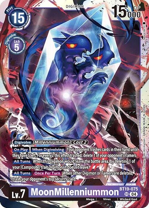 MoonMillenniummon [BT19-075] [Release Special Booster Ver.2.0] | Cracking-Singles
