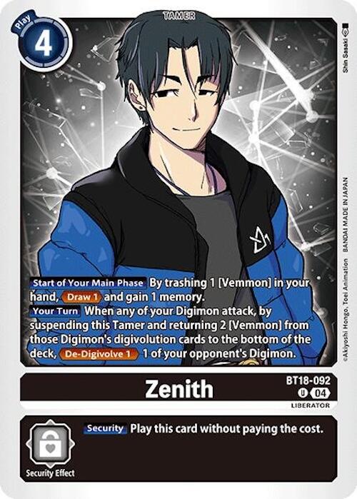 Zenith [BT18-092] [Release Special Booster Ver.2.0] | Cracking-Singles