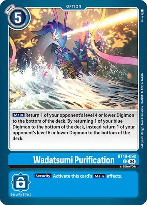 Wadatsumi Purification [BT19-092] [Release Special Booster Ver.2.0] | Cracking-Singles