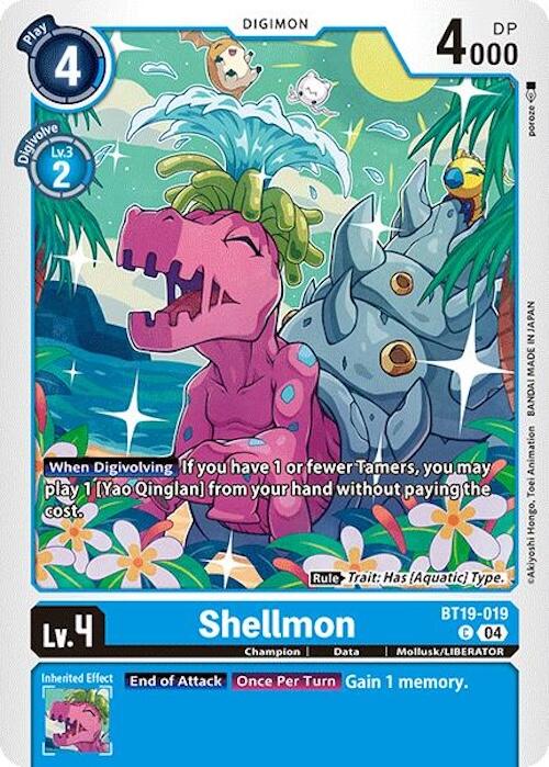 Shellmon [BT19-019] [Release Special Booster Ver.2.0] | Cracking-Singles