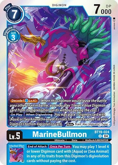 MarineBullmon [BT19-024] [Release Special Booster Ver.2.0] | Cracking-Singles