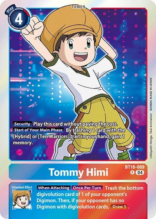 Tommy Himi [BT18-089] [Release Special Booster Ver.2.0] | Cracking-Singles