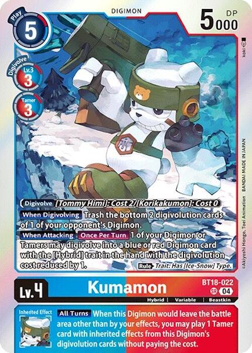 Kumamon [BT18-022] [Release Special Booster Ver.2.0] | Cracking-Singles