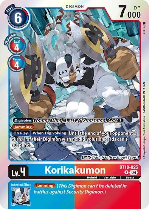 Korikakumon [BT18-025] [Release Special Booster Ver.2.0] | Cracking-Singles
