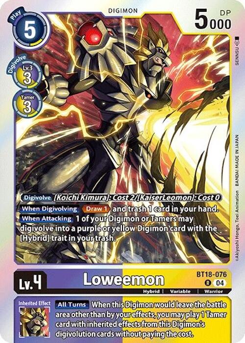 Loweemon [BT18-076] [Release Special Booster Ver.2.0] | Cracking-Singles
