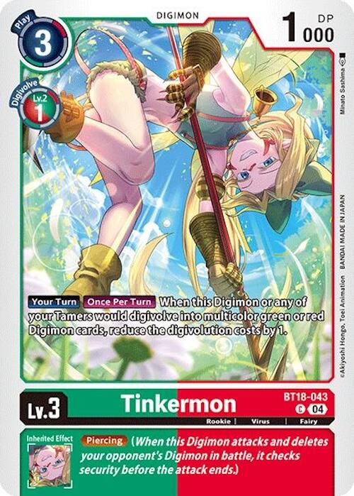 Tinkermon [BT18-043] [Release Special Booster Ver.2.0] | Cracking-Singles
