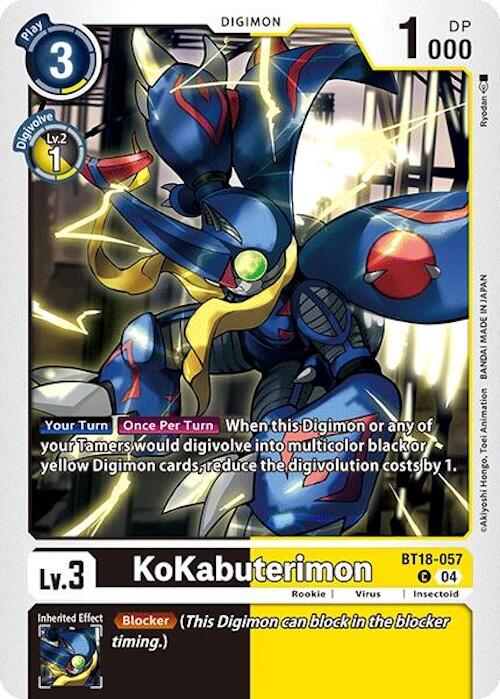 KoKabuterimon [BT18-057] [Release Special Booster Ver.2.0] | Cracking-Singles