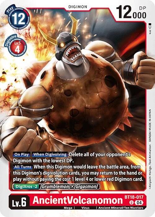 AncientVolcanomon [BT18-017] [Release Special Booster Ver.2.0] | Cracking-Singles