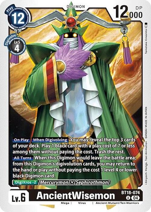 AncientWisemon [BT18-074] [Release Special Booster Ver.2.0] | Cracking-Singles