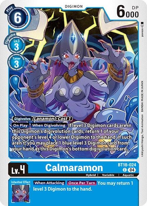 Calmaramon [BT18-024] [Release Special Booster Ver.2.0] | Cracking-Singles