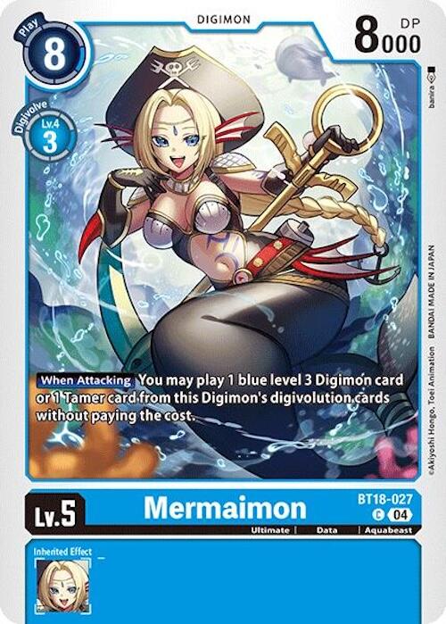 Mermaimon [BT18-027] [Release Special Booster Ver.2.0] | Cracking-Singles
