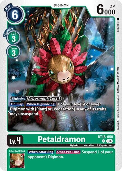 Petaldramon [BT18-050] [Release Special Booster Ver.2.0] | Cracking-Singles