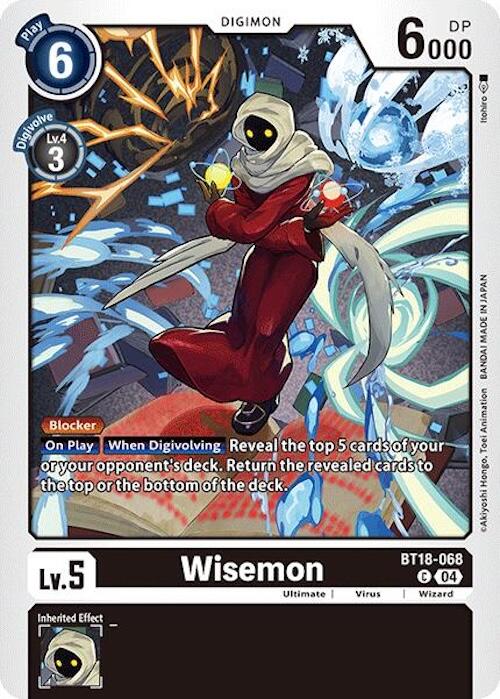 Wisemon [BT18-068] [Release Special Booster Ver.2.0] | Cracking-Singles