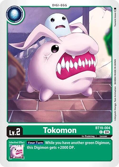 Tokomon [BT19-004] [Release Special Booster Ver.2.0] | Cracking-Singles