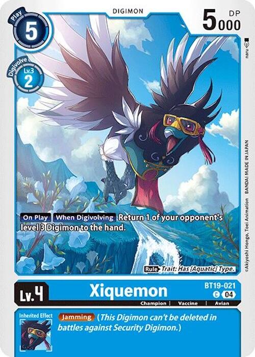 Xiquemon [BT19-021] [Release Special Booster Ver.2.0] | Cracking-Singles
